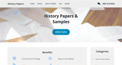 Desktop Screenshot of historypapers.org