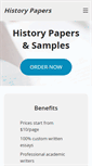 Mobile Screenshot of historypapers.org