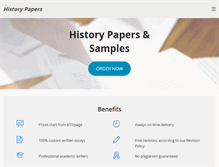 Tablet Screenshot of historypapers.org